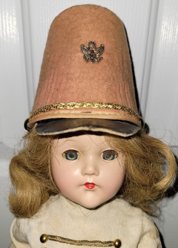 Vintage Effanbee Anne Shirley Composition Doll Majorette Costume 15" Boots Band - Picture 2 of 10