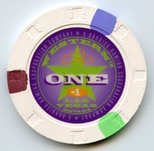 1 Casino Chip from the Western in Downtown Las Vegas 2005 Obsolete