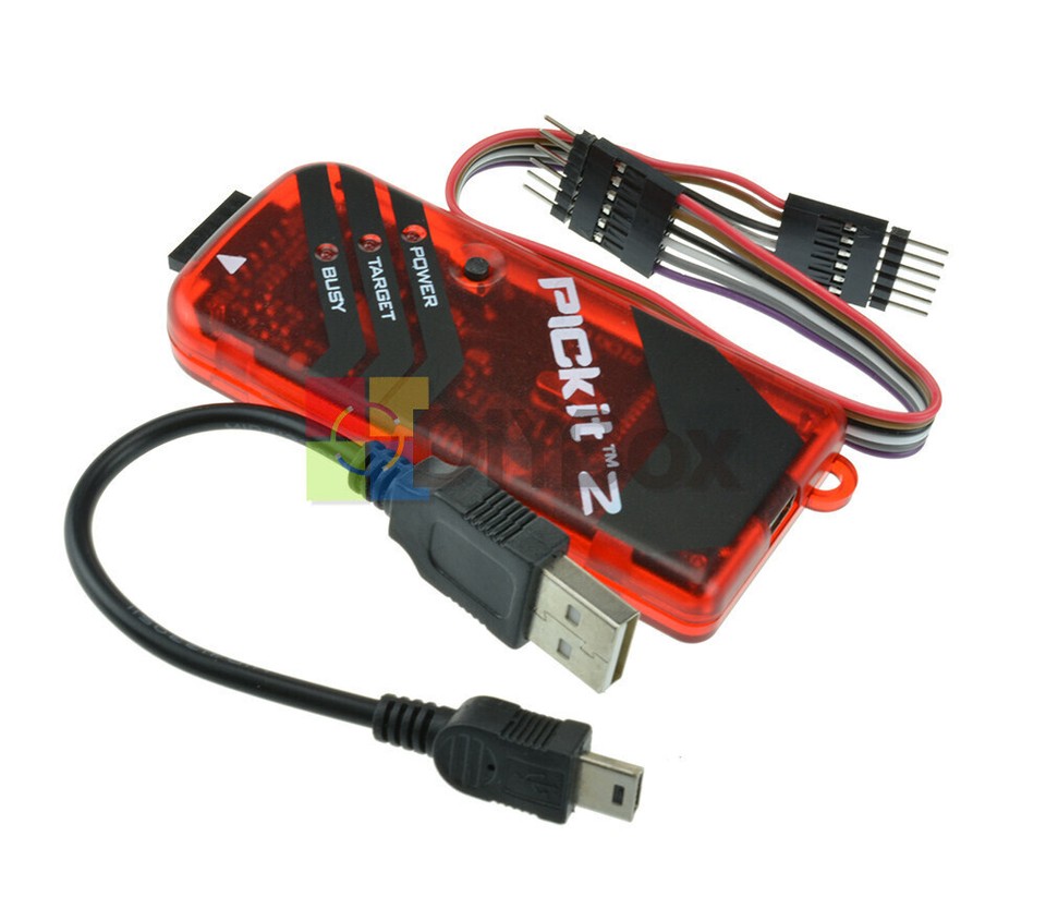 PICKIT3 + Adaptateur PICkit2 Programmeur PIC USB - Débogueur Et Émulateur Universel Microcontrôleurs