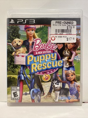 PS3 Barbie & Her Sisters Puppy Rescue -  Complete Authentic Tested