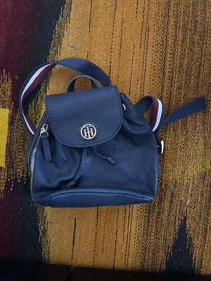 Tommy Hilfiger small leather backpack Leather Backpack Tommy Hilfiger Rucksack Womens TOMMY  main image 3