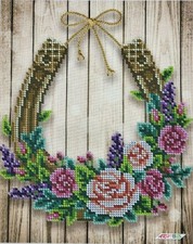 Horseshouse Bead Embroidery Scheme onCanvas DIY Stamped Printed Pattern a4h 527