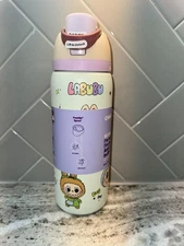 Owala  Free Sip Water Stainless Steel Bottle Costal Mist Labubu New In Box!