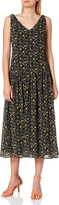 Mexx Damen Kleid Partykleid Freizeitkleid, Mehrfarbig, 34