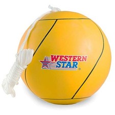Soft Tetherball Ball and Rope for Kids   Outdoor Backyard and Classic Yellow