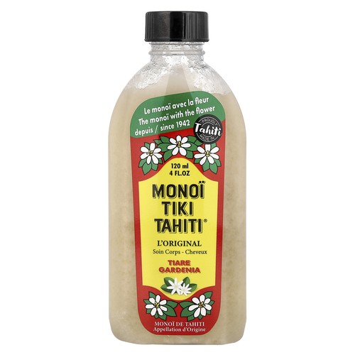 Monoi Tiare Tahiti Coconut Oil Tiare Gardenia  4 fl oz 120 ml Not Tested on
