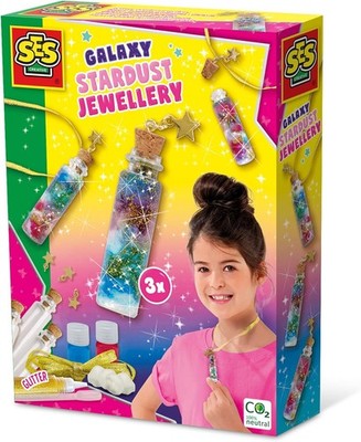 Galaxy   Stardust Schmuck   Eigene Kette basteln   3 Ketten   Ab 5 Jahren
