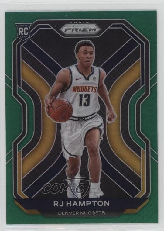 2020-21 Panini Prizm Green Prizm RJ Hampton #286 09xy