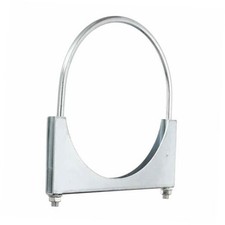 U Bolt Muffler Exhaust Clamp 7" Galvanized Iron U-Bolt Clamps Muffler 178mm 1