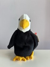 Retired 3rd Gen 1996 Ty Beanie Baby Babies Baldy The Eagle 008421040742 #4074