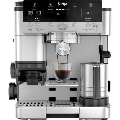 Ninja ES601EU Luxe  Café Espressomaschine Schwarz/Eedelstahl (14 bar)