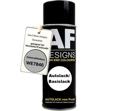 Für GeneralMotors WE7840 Silver Metallic Spraydose Basislack Sprühdose 400ml