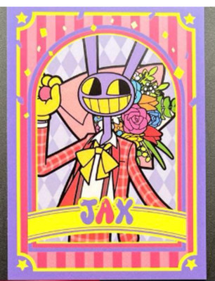 The Amazing Digital Circus Don Quijote Card Jax Pomni Set of 2