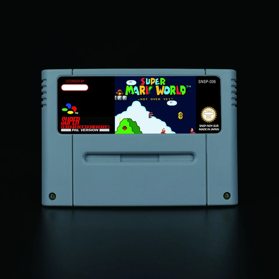 H@CK ROM - Super Mario World - Not Over Yet FOR SNES PAL - Bild 1 von 1