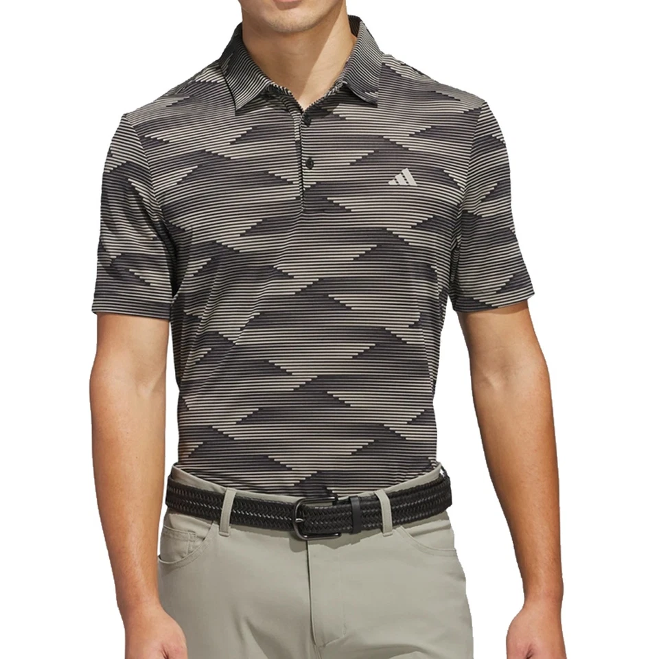 Adidas Golf Men's Ultimate365 Speed Stripe Polo Shirt, Brand New