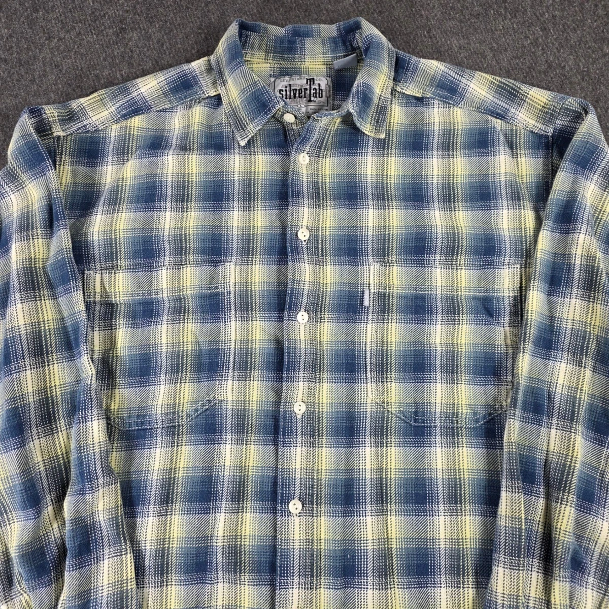 Flannel Blue 1990s Vintage Clothing for Men for sale | eBay