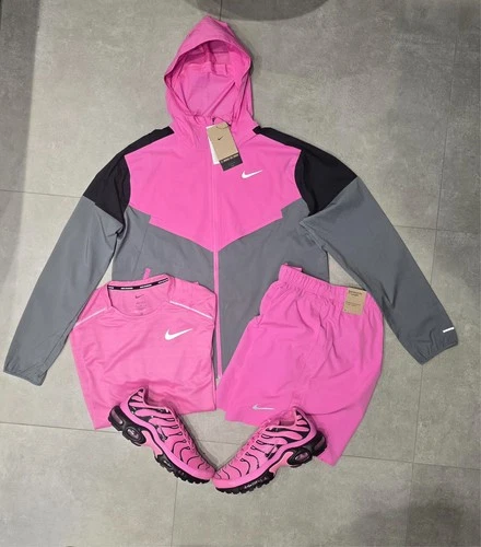 Nike Miler Light UV Windrunner Playful Pink 3 Piece Set | HV6521 675