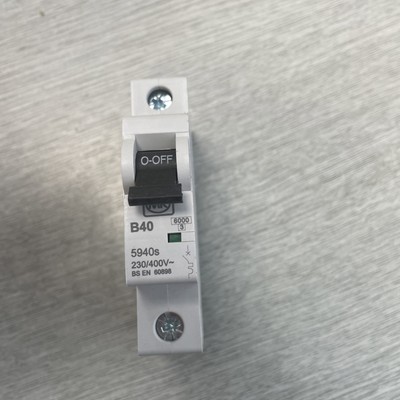 MK 40 AMP CURVE B 6kA MCB SCHUTZSCHALTER 5940s SENTRY