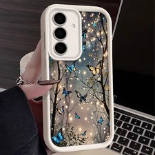 Butterfly Soft Phone Case For Samsung Galaxy S25 FE Edge S24 Ultra S23 S22 Cover