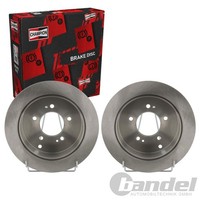 2X Champion Bremsscheiben 284Mm Voll Hinten Passend FüR Hyundai Highway IX35