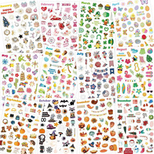 Holiday Stickers Assortment 800 Seasonal Stickers for Kids
