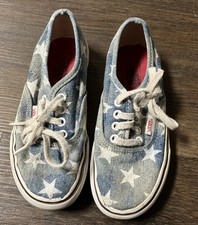 Vans Youth Girl Star Jean Design Low Top Pre-Owned Sneakers