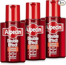 Double Effect Anti Hair-Loss Shampoo with Dandruff Remover 3x 200 ml