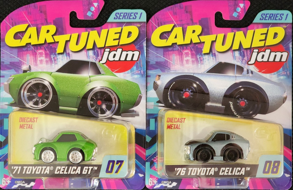 2025 MGA Car Tuned jdm Series 1 '71 Toyota Celica GT #07 & '76
