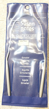 Susan Bates Q1916 Q11 Gray Plastic Knitting Needles- Circular-size 10, 16" A3-6