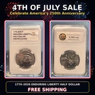(1) 1776-2026 (P) Liberty Head Half Dollar UNC Uncertified In Slab Free Shipping