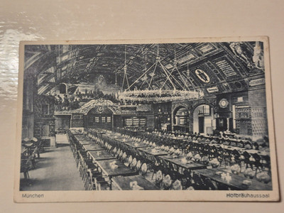 AK-PK - München -Hofbräuhaussaal -1942 - Feldpost - H.u.M. Wutz