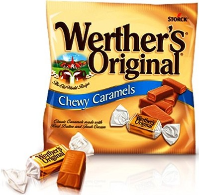 Werther's Original Chewy Caramel Candies - 2.4 Ounce (Pack of 4),