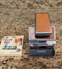 Polaroid SX-70 Land Camera Folding Instant Untested Clean Vintage W/Flash Pack