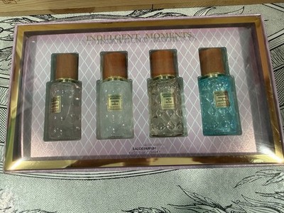 4pc Indulgent Moments Perfume EDP Set Cashmere Vanilla, Neroli, Peony, Jasmine