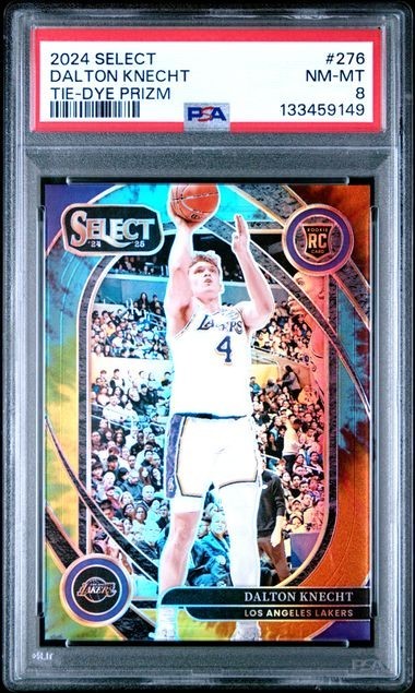 2024 PANINI SELECT #276 DALTON KNECHT TIE-DYE PRIZM /25 b2