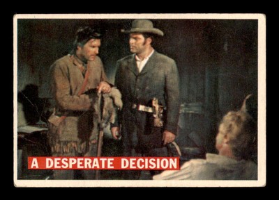 1956 Topps Davy Crockett Orange #52 Desperate Decision   VG X3429414