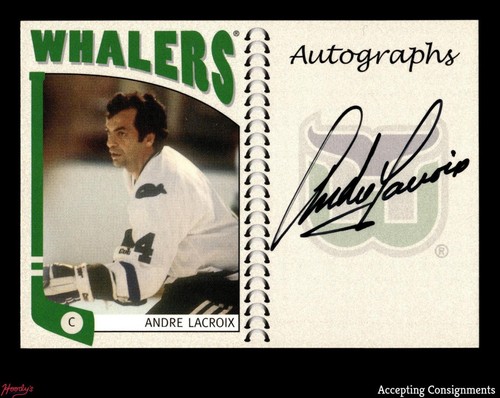 Autógrafos Actualización Franquicias ITG 2004-05 #ALX Andre Lacroix Auto Whalers