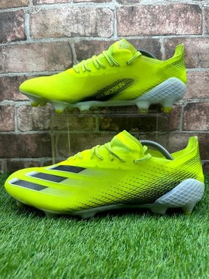 Adidas X Ghosted.1 FW6890 Soft Ground Fußballschuhe Herren UK 11,5 Solar Yellow
