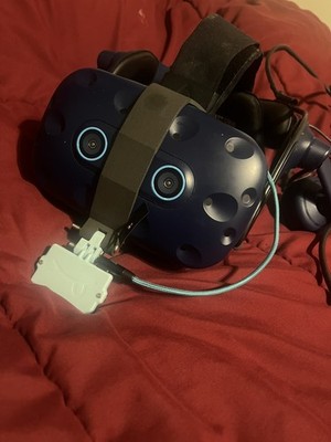 HTC Vive Pro Eye Virtual Reality Headset Only - Blue (99HAPT005-00)