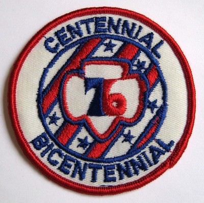 Vintage Girl Scout 1776-1976 TREFOIL 200 Years Bicentennial Anniversary Badge