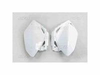Honda CRF 450 R 05/06- Paar Seitenplatten UFO Weiß -HO03656-041