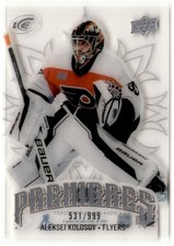 Aleksei Kolosov 2024-25 UD Ice Premieres Rookie /999 #186 Philadelphia Flyers