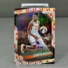 2025 Panini Prizm WNBA Saniya Rivers #131 WNBA Logo Prizm (RC) Rookie