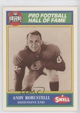 1990 Swell Pro Football Hall of Fame Andy Robustelli #43 HOF 3r1