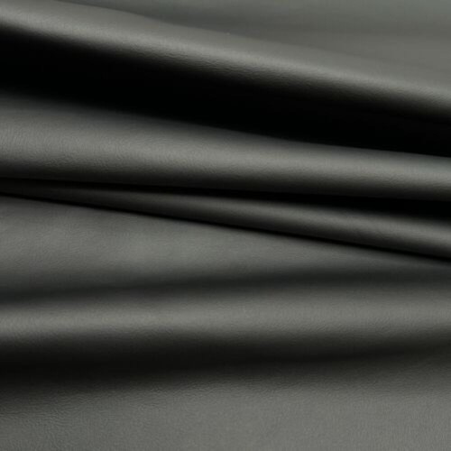 Cuir de voiture cuir nappa noir | 1/4 peau environ 1 m² | cuir véritable cuir de vachette lisse - Photo 1/4