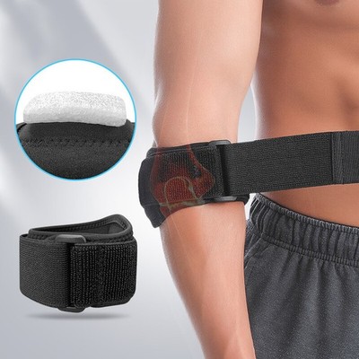 Tennis Elbow Brace for Tendonitis Compression Pad Elbow Strap Band