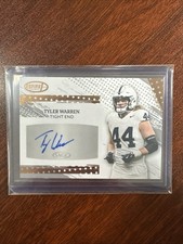 2025 Sage Aspire Football Blue Ink Autograph Limited Indianapolis Colts TE