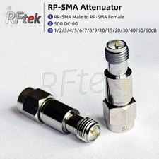 RP-SMA Coaxial Attenuator 2W DC-8G 50 1/2/3/4/5/6/7/8/9/10/15/20/30/40/50/60dB