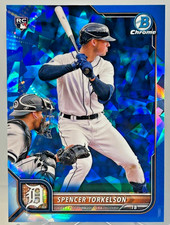 2022 Bowman Chrome Sapphire Spencer Torkelson Image Variation Rookie #53