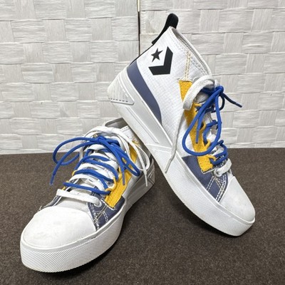 Converse UNT1TL3D Hybrid Function - White Mid Top Ripstop White/Steel/Amarillo